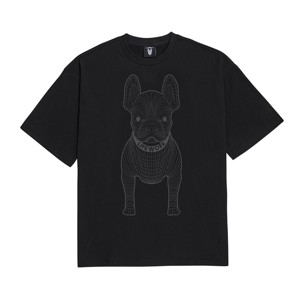  Áo thun Life Work - Radok Big Logo Short Sleeve T-Shirt_VANTA BLACK 