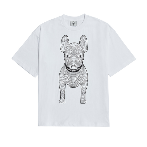 Áo thun Life Work - Life Work Big Logo Basic White