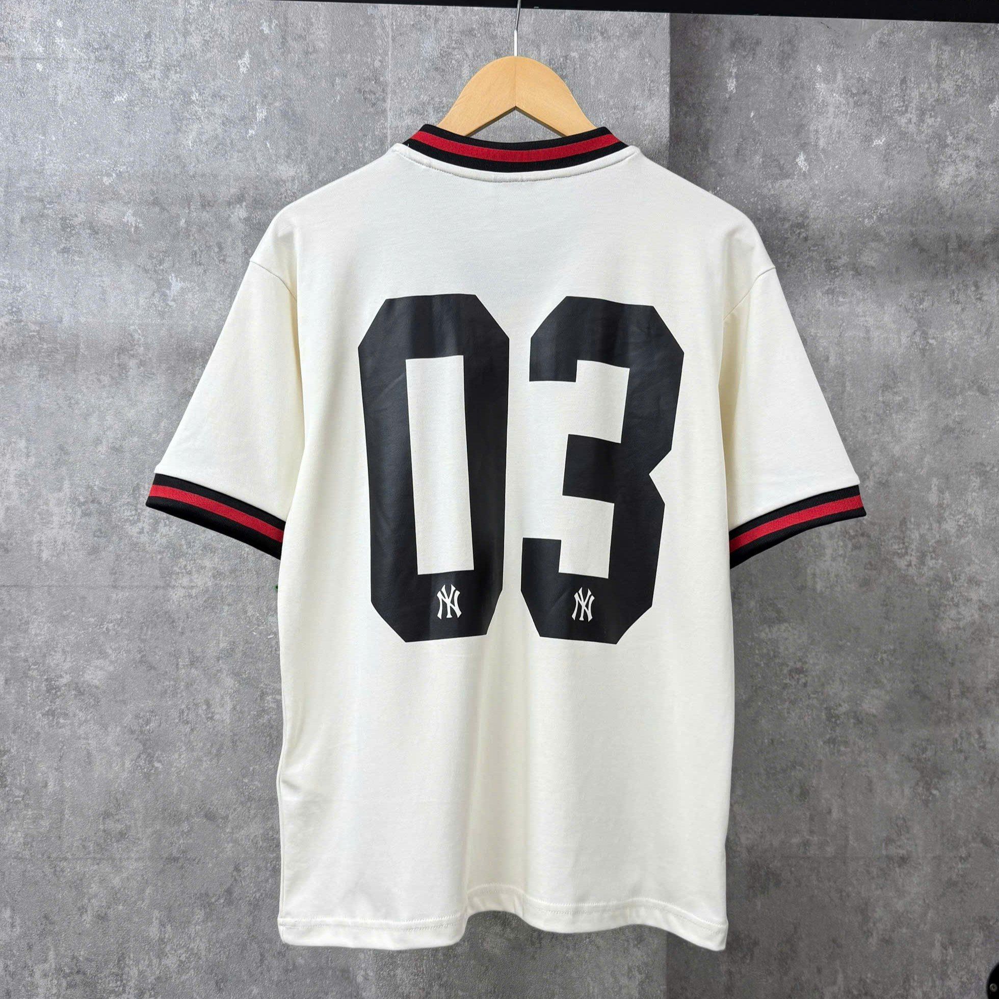  Áo Thun New Era - [Unisex] NY Yankees Jersey T-Shirt Red Cream 