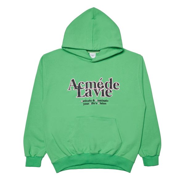  Áo Hoodie Acmé de la vie - ADLV Slogan Logo Green 