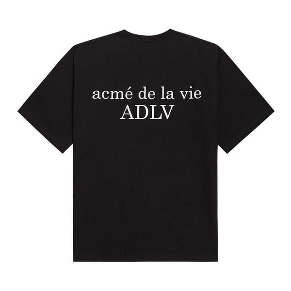  Áo thun - Acmé de la vie - ADLV BABY FACE SHORT SLEEVE BLACK DONUTS 4 