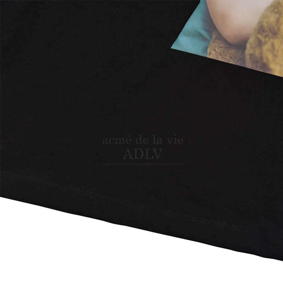  Áo thun - Acmé de la vie - ADLV BABY FACE SHORT SLEEVE T-SHIRT BLACK BROWN BEAR TEE 