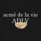  Áo thun - Acmé de la vie - ADLV BABY FACE SHORT SLEEVE T-SHIRT BLACK BROWN BEAR TEE 