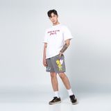  Áo thun ADLV x SIMPSONS - Skateboard Bart White Tee 