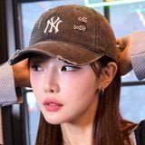  Nón MLB Korea - [Unisex] Damage Washed Unstructured Ball Cap NY Yankees - 3ACPVV34N-50CGS 