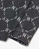  Áo Sơ Mi Jean MLB - Monogram Denim - 3ADRMN421-50BKS Size XS 