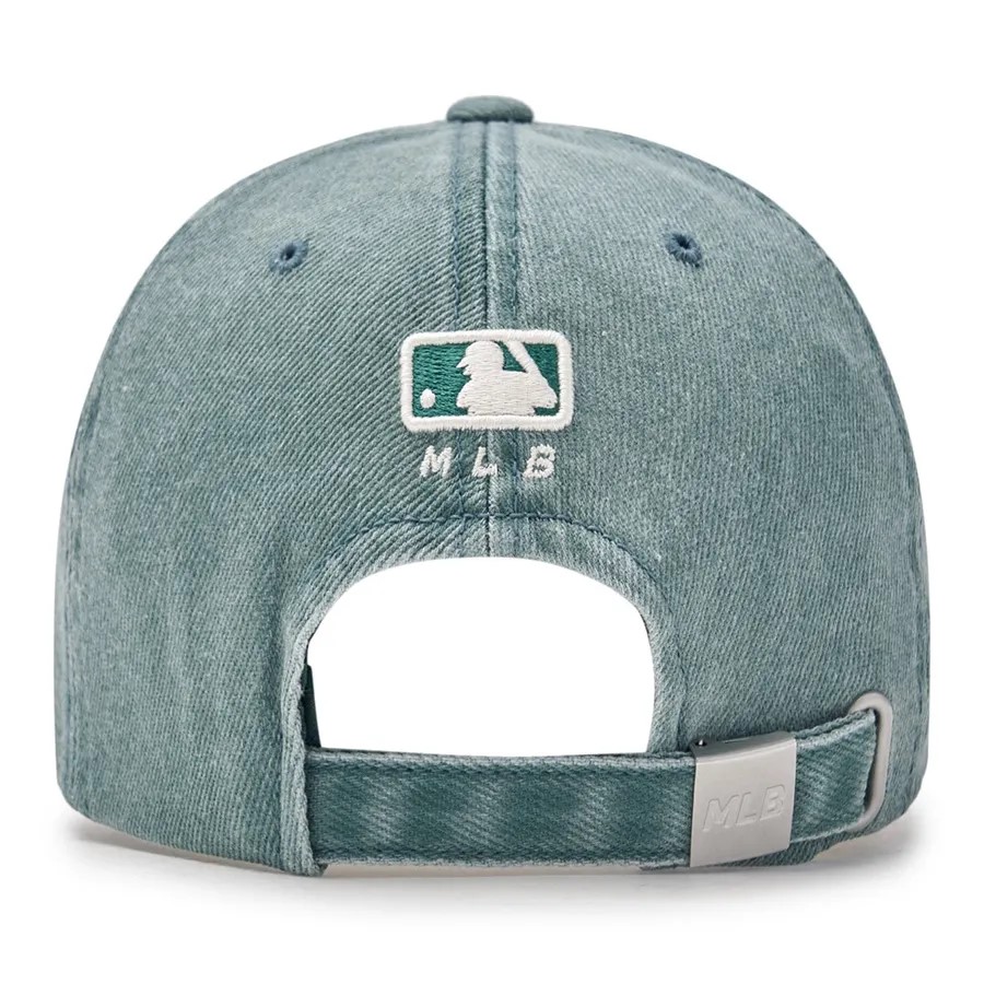 ◆MLB Korea◆ W fit pigment unstructured ball cap NY Gray 3A MLB 3ACP7701N-50CGS Rookie Unstructured Ball Cap NY Charcoal
