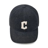  Nón MLB Korea - Denim New Structured Ball Cap Cleveland Guardians - 3ACPD015N-45CGS 