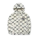  Áo Khoác Lông MLB - Dia Monogram All Over Hooded Eco Fur Jumper New York Yankees - 3AFDM0226-50CRS 