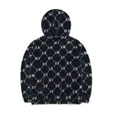  Áo Khoác Lông MLB - Dia Monogram All Over Hooded Eco Fur Jumper New York Yankees - 3AFDM0226-50BKS 