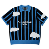  Áo Sweater ADLV - Acmé de la vie Cloud Logo Short Sleeve Knit Black 