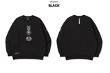  Áo Sweater Life Work - Snapback Hip Dog Applique Black - LW234MT107 