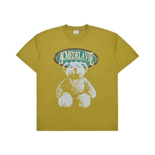 Áo thun ADLV(Acmé de la vie) Vintage Overlab Bear Yellow