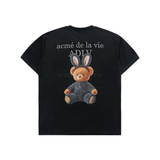  Áo thun ADLV - Acmé de la vie Rabbit Bear Doll Logo Black 