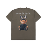  Áo thun Acmé de la vie - ADLV RABBIT BEAR DOLL LOGO CACAO 