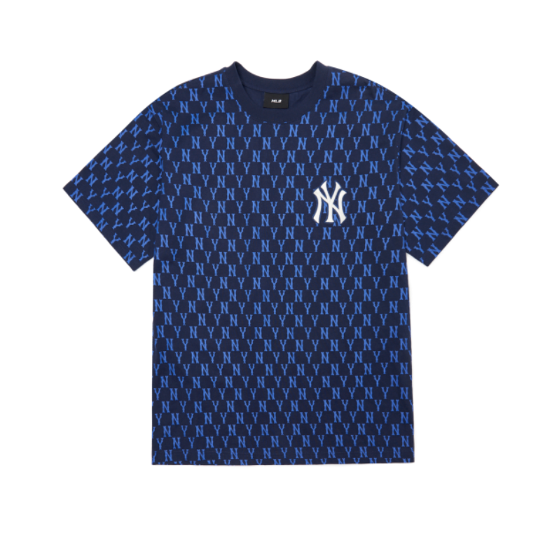  Áo thun MLB - MONOGRAM ALLOVER OVER-FIT SHORT SLEEVE T-SHIRTS - 3ATSM1023-50NYS 