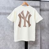  Áo Thun New Era - [Unisex] Back Monogram NY Logo T-Shirt Brown 