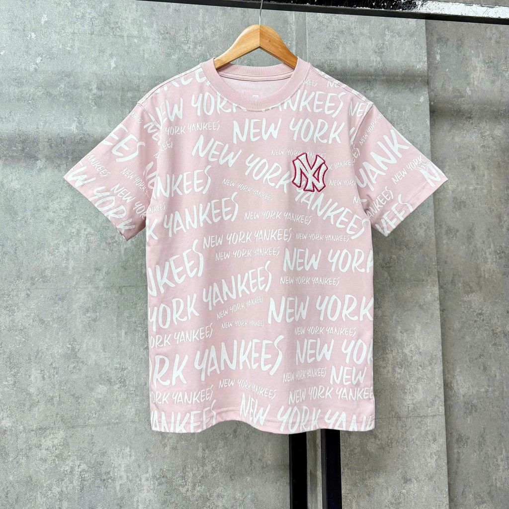  Áo Thun New Era - [Unisex] Monogram New York Yankees T-Shirt Pink 