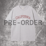  Áo Thun WHOAU [Unisex] - California Logo T-shirt Gray - WHRPF2402U 