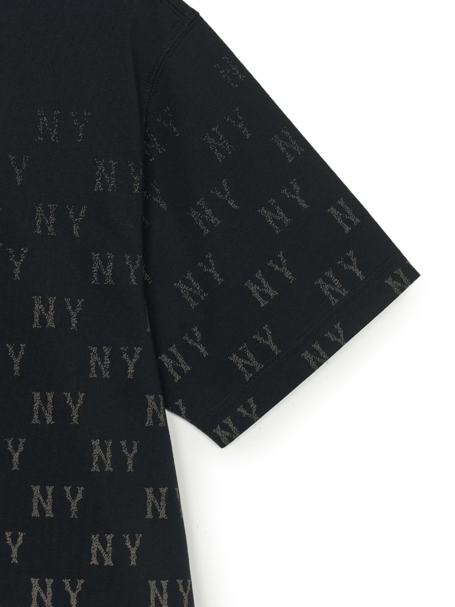☆MLB Korea☆ Vintage Monogram Full-Panel Pattern Overfit Sh Áo thun MLB Vintage Monogram Panel Pattern NY Yankees