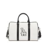  Túi Xách MLB Korea - Basic Athleisure Boston Bag M LA Dodgers Off White - 3ABWM023N-07WHS 