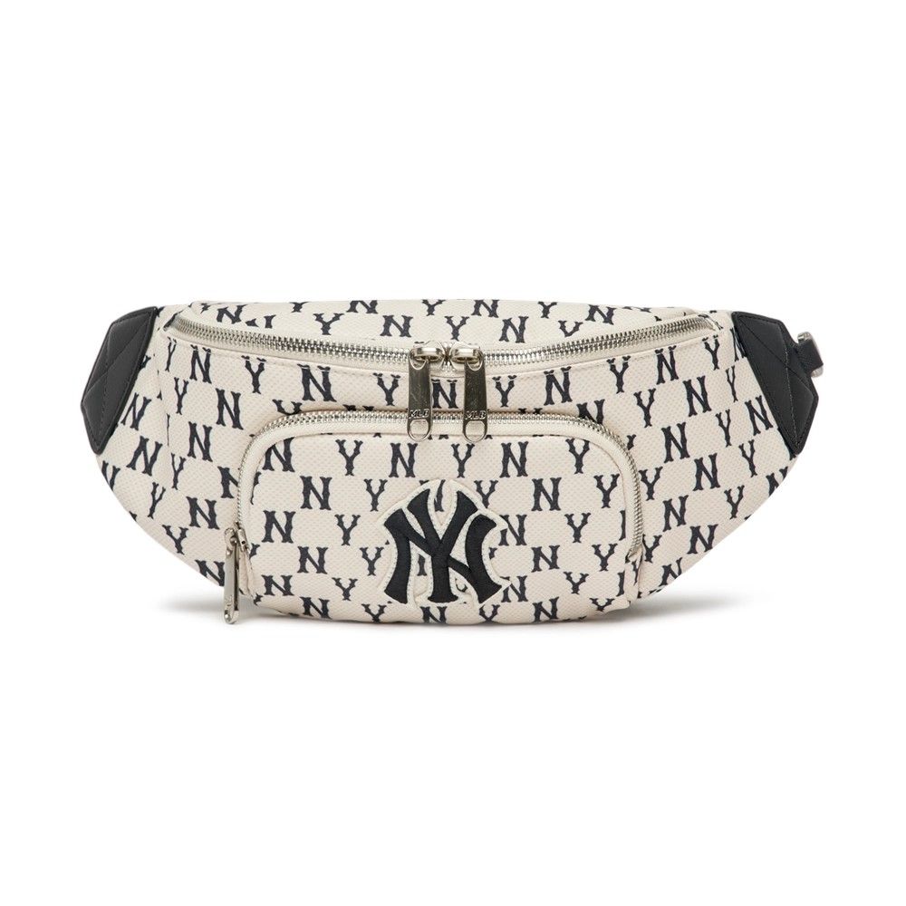 バッグ・カバンその他 [MLB KOREA] Classic Monogram Hip Sack MLB Classic Monogram Hipsack NY Yankees Navy | Crossbody