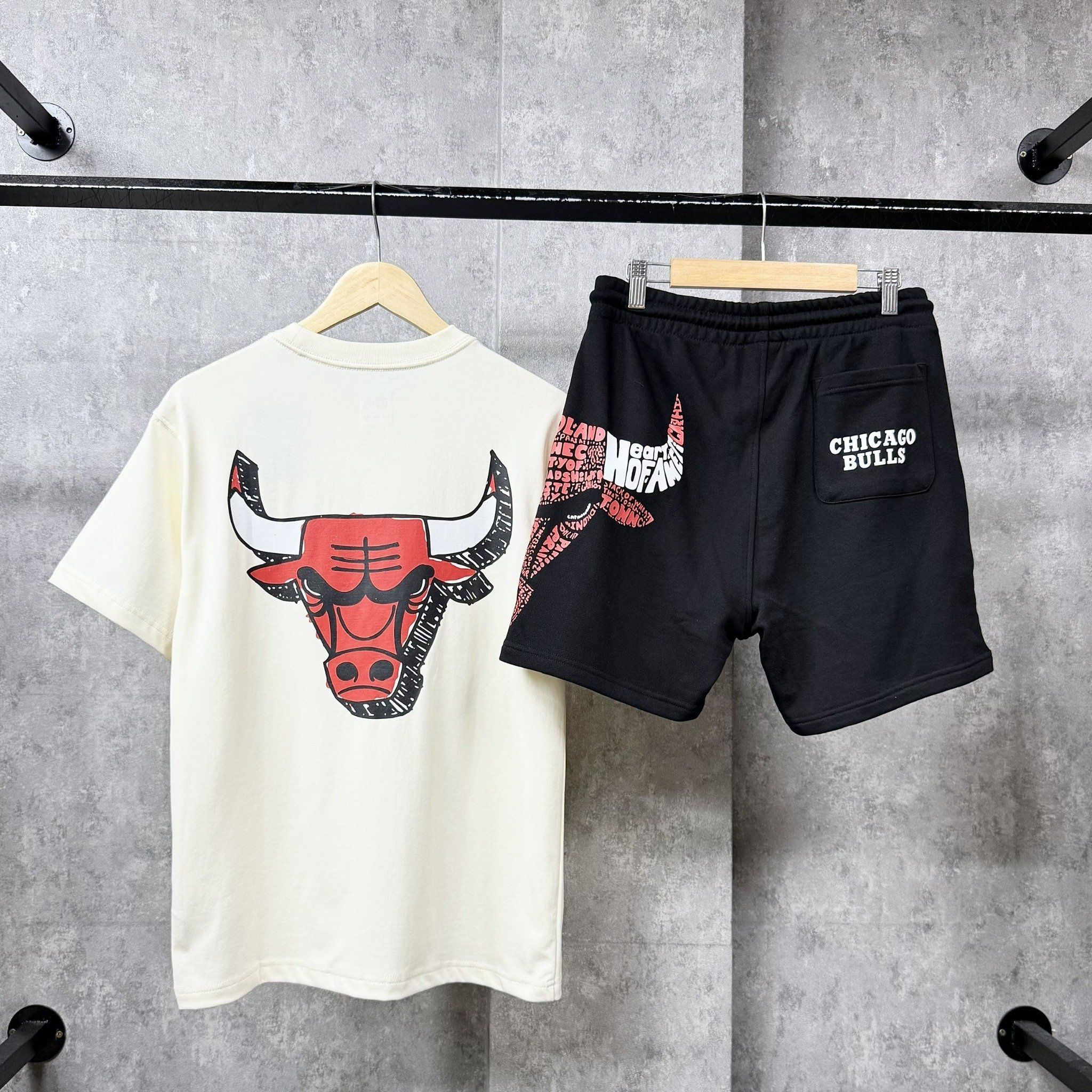  Áo Thun New Era - [Unisex] Chicago Bulls T-Shirt White 