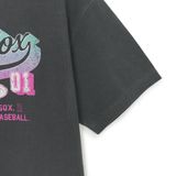  Áo thun MLB [Unisex] Varsity Vintage Washing Graphic Overfit Boston - 3FTSV1053-43CGD 