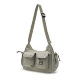  Túi Xách MLB Korea - Basic Gorpcore Pocket Shoulder Bag Boston - 3ABQB035N-43KAP 