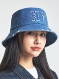 Nón Bucket MLB - Basic Coopers Denim Bucket Hat New York Yankees - 3AHTDS24N-50BLL 