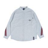  Áo Sơ Mi RMTCRW [ROMANTIC CROWN] -  HENRY NECK BACK LINE SHIRT GREY 