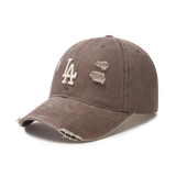  Nón MLB Korea - [Unisex] Damage Washed Unstructured Ball Cap LA Dodgers - 3ACPVV34N-07BRL 