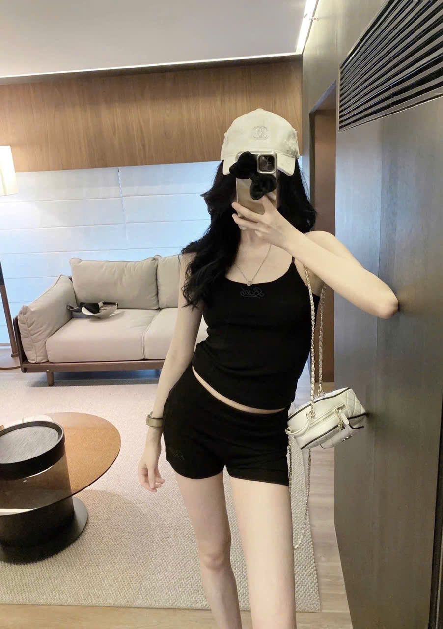  Áo hai Dây Badblood [Nữ] - Beyond Soft Cami Black - w-tnk24-068 