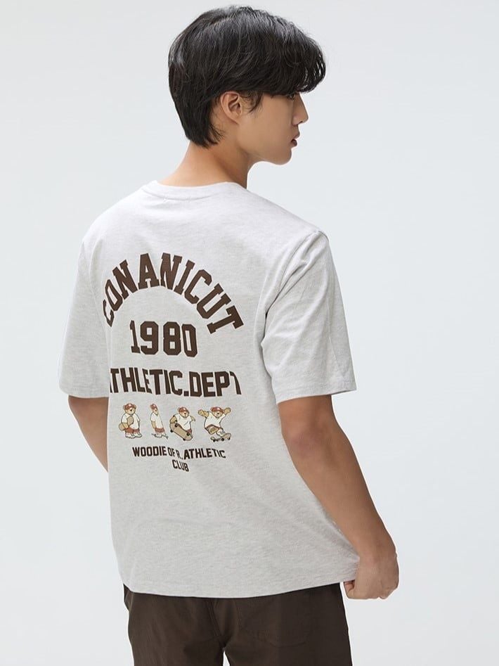  Áo Thun WHOAU [Unisex] - (Woody) CONANICUT Short Sleeve T-shirt - SPRPF24C55 