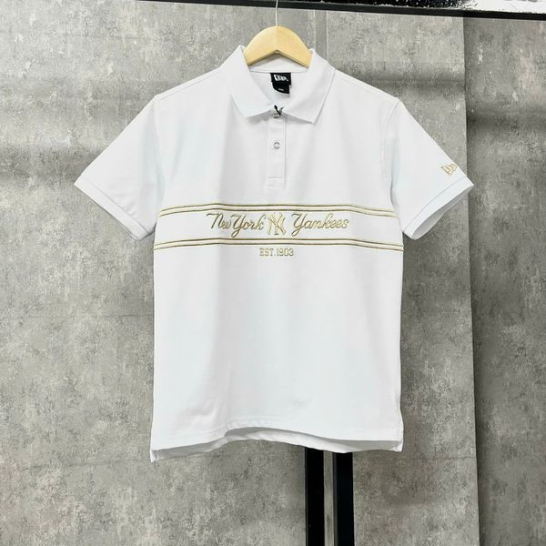 Áo Polo New Era - [Unisex] NY Yankees Logo T-Shirt White - 13335566