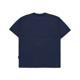  Áo thun Acmé de la vie - ADLV BLACK FUZZY RABBIT SHORT SLEEVE T-SHIRT NAVY 