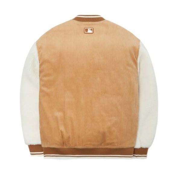  Áo Khoác Bomber MLB - Basic Small Logo Corduroy Baseball Jumpet Boston Red Sox - 3AJPB0324-43BGS 