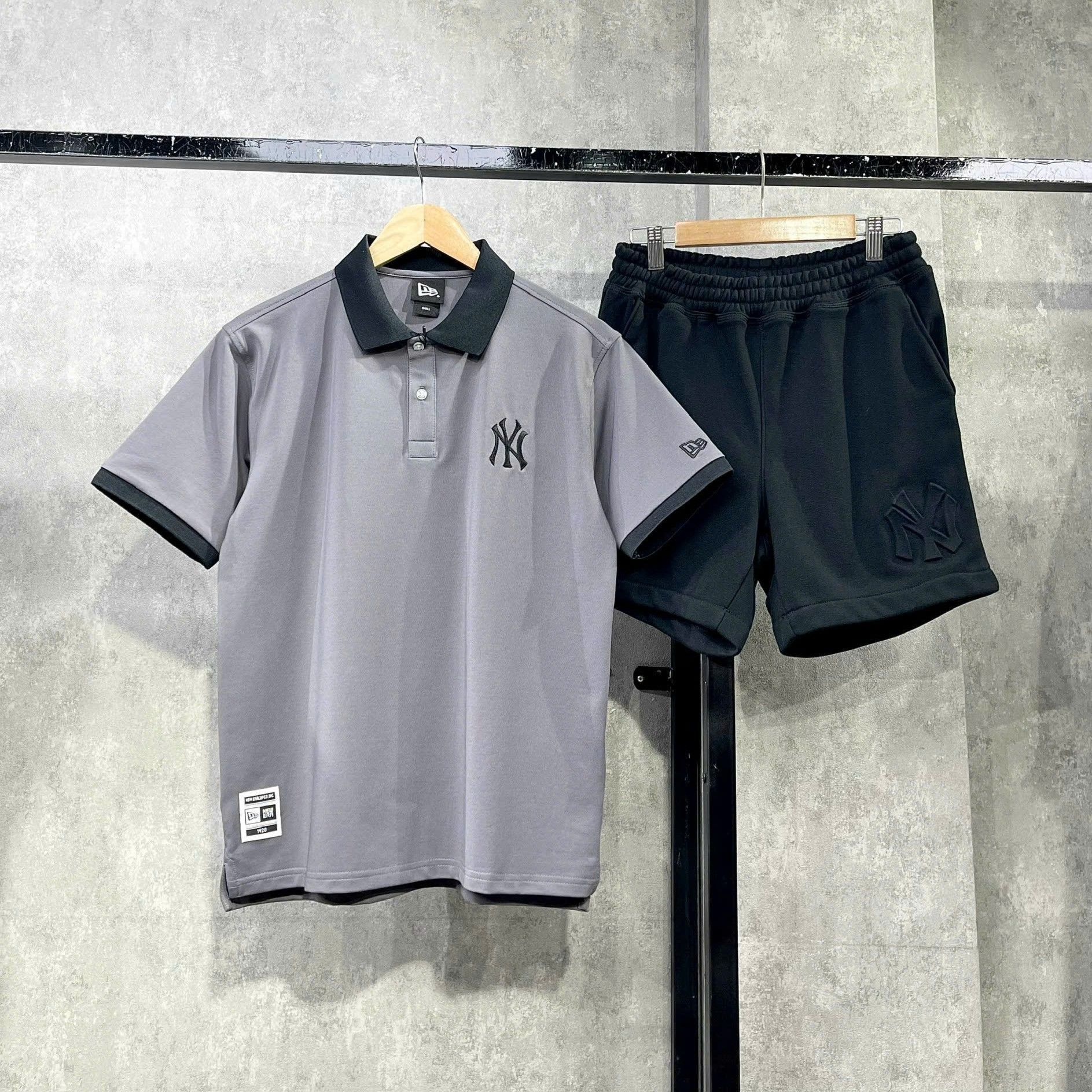  Áo Polo New Era - [Unisex] NY Yankees Logo T-Shirt Gray - 14568976 
