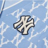  ÁO VẢI MLB MONOGRAM DIAMOND CARDIGAN NEW YORK YANKEES - 3AKCM0121-50BLL 