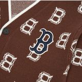  ÁO CARDIGAN MLB CLASSIC MONOGRAM CARDIGAN BOSTON REDSOX - 3AKCM0124-43BRD 