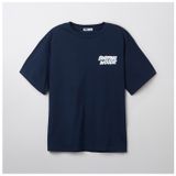  Áo Thun WHOAU (SPAO) - [Unisex] Woody SURFING Short Sleeve T-shirt Navy - SPRPF24C54 
