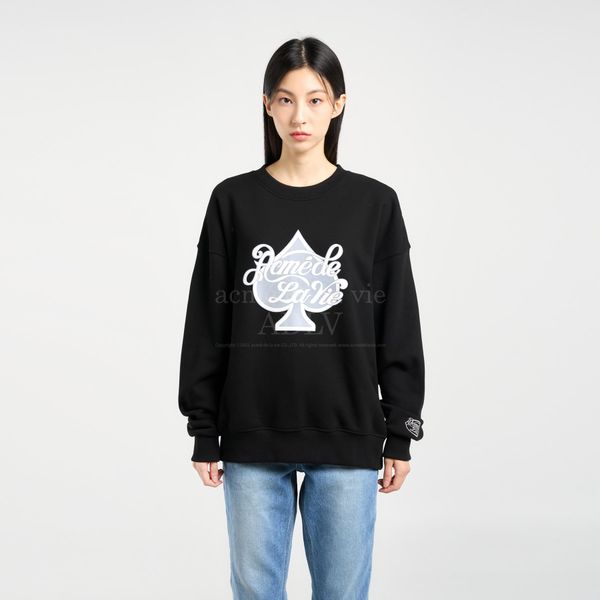  Áo Sweater ADLV - Acmé de la vie A Heart Black 