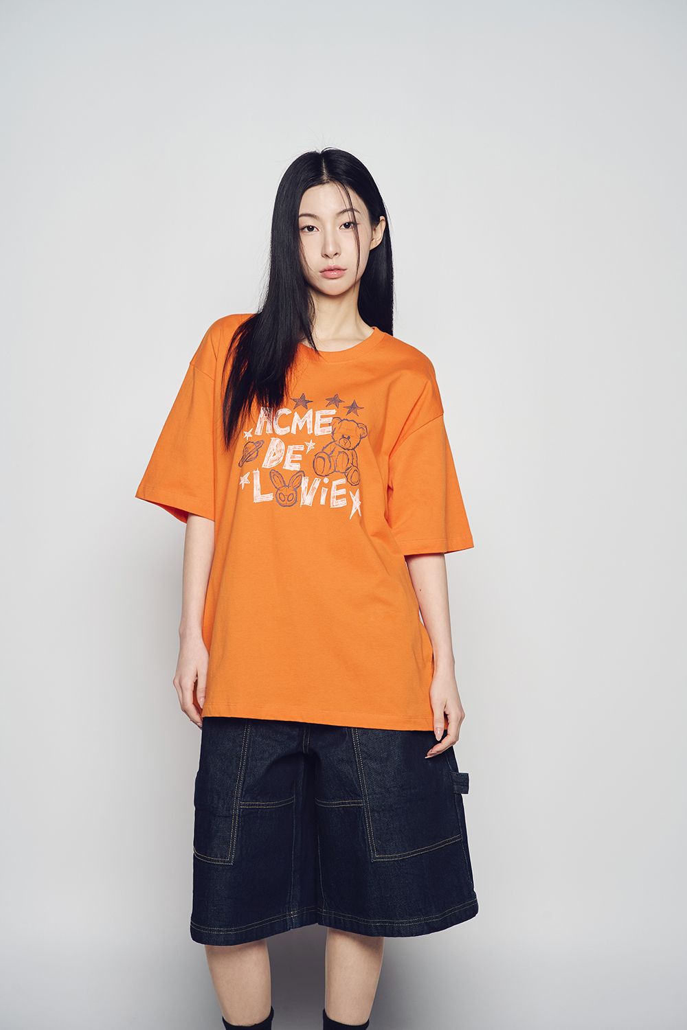  Áo thun ADLV - Acmé de la vie Universe Drawing Short Sleeve T-shirt 