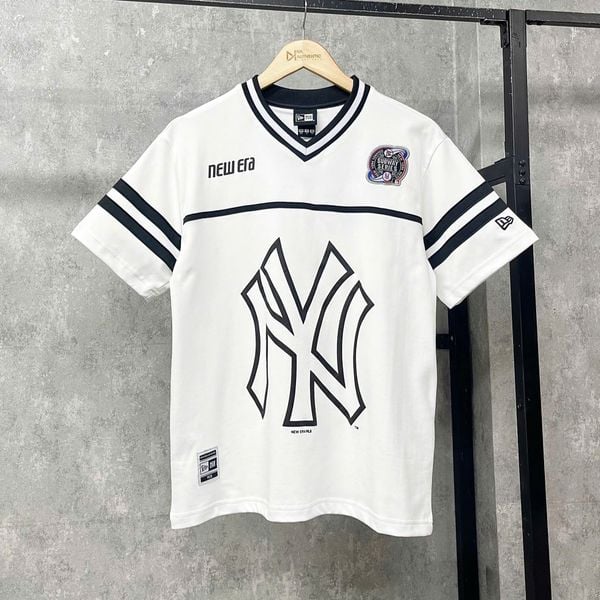 Áo Thun New Era - [Unisex] New York Yankees Jersey T-Shirt White - 13505023