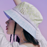  Nón Bucket MLB - Monogram Tied Bucket Hat New York Yankees - 32CP32111-50U 