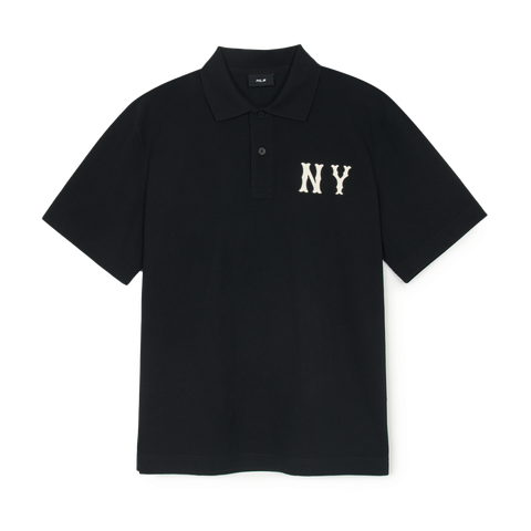Áo Polo MLB - Basic Coopers Logo Overfit Collar T-Shirt New York Yankees - 3APQB0353-50BKS