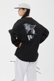  Áo Sweater RMTCRW [ROMANTIC CROWN] - RC CLUB FLAG LONG SLEEVE BLACK 