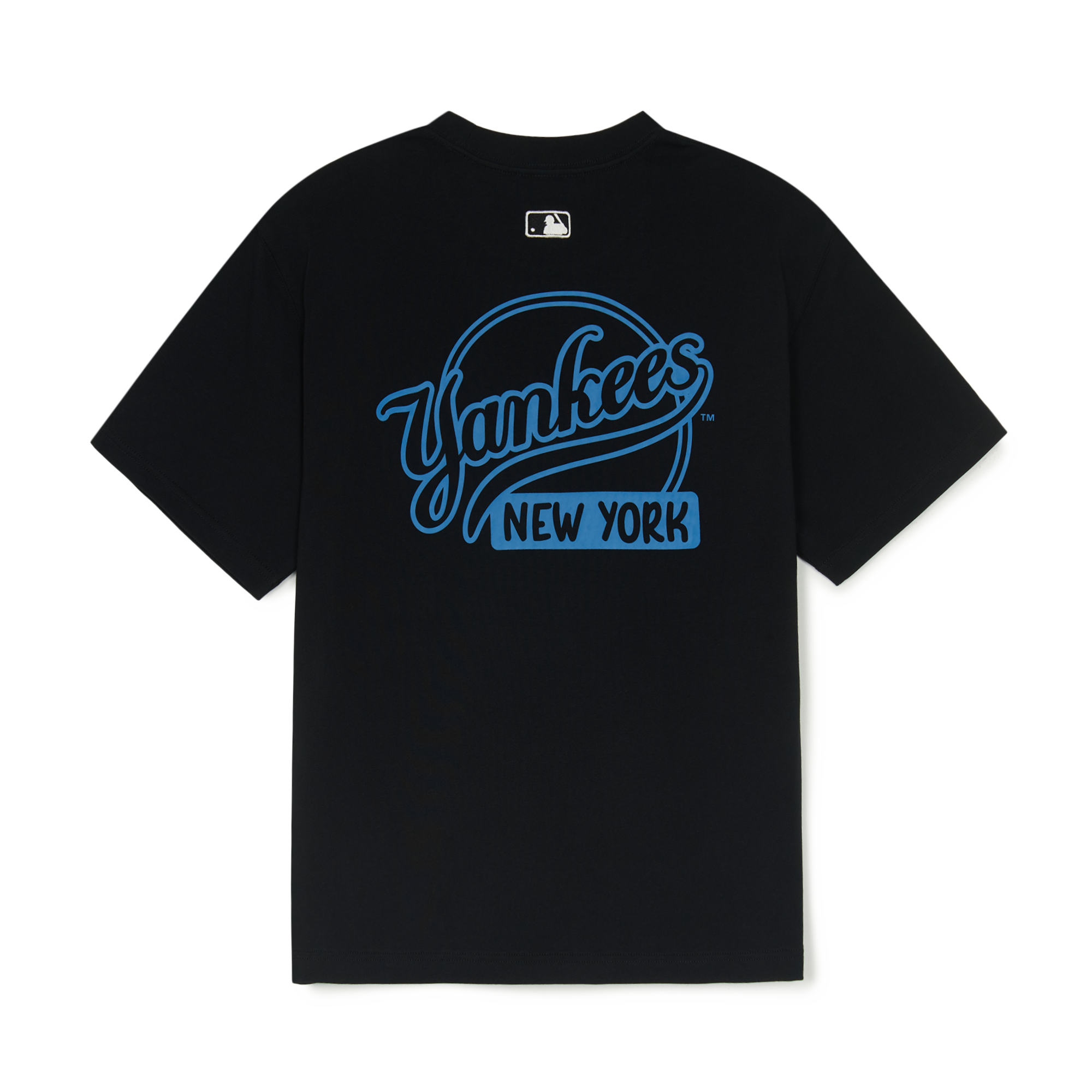 Áo thun MLB Basic Street Cursive Overfit NY Yankees