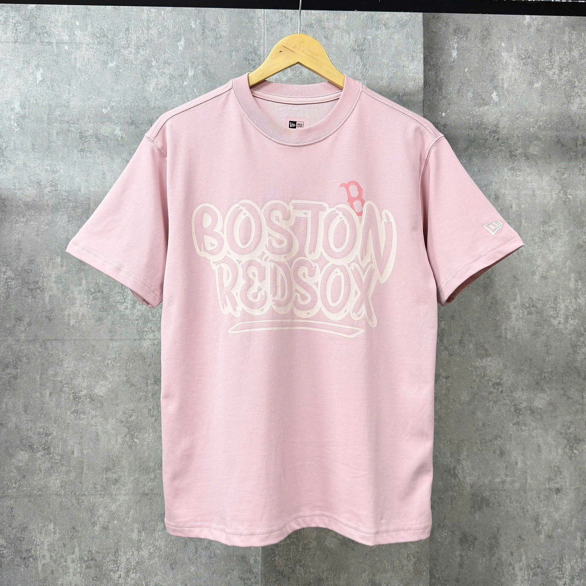  Áo Thun New Era - [Unisex] LA Dodgers Big Front Logo T-Shirt Pink 