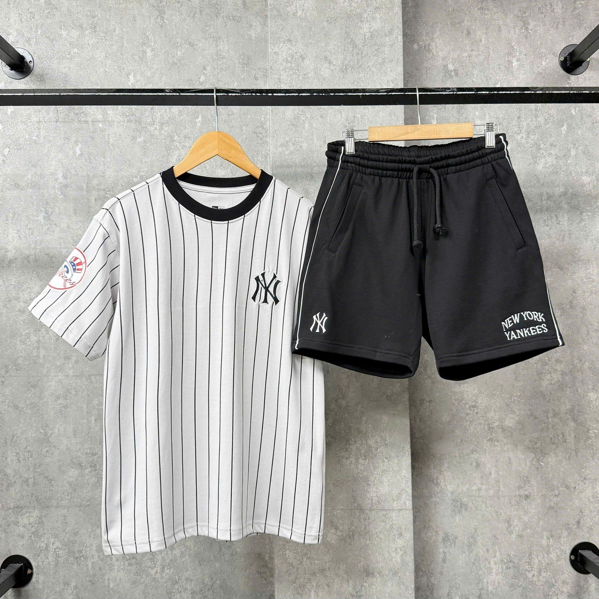  Áo Thun New Era - [Unisex] NY Baseball Basic T-Shirt White 